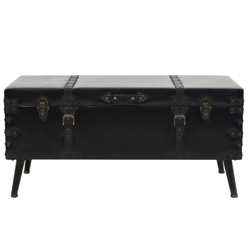 Coffee Table MDF and Steel 102x51x48 cm Price