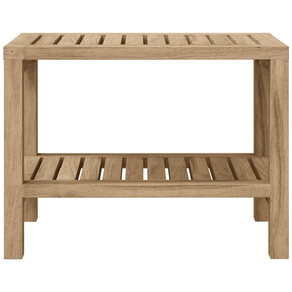 Bathroom Side Table 50x40x45 cm Solid Wood Teak Price