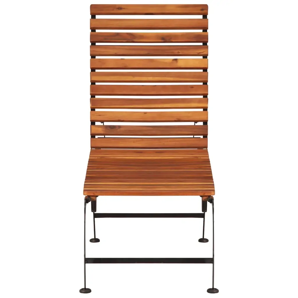 Sun Lounger with Steel Legs Solid Acacia Wood Price
