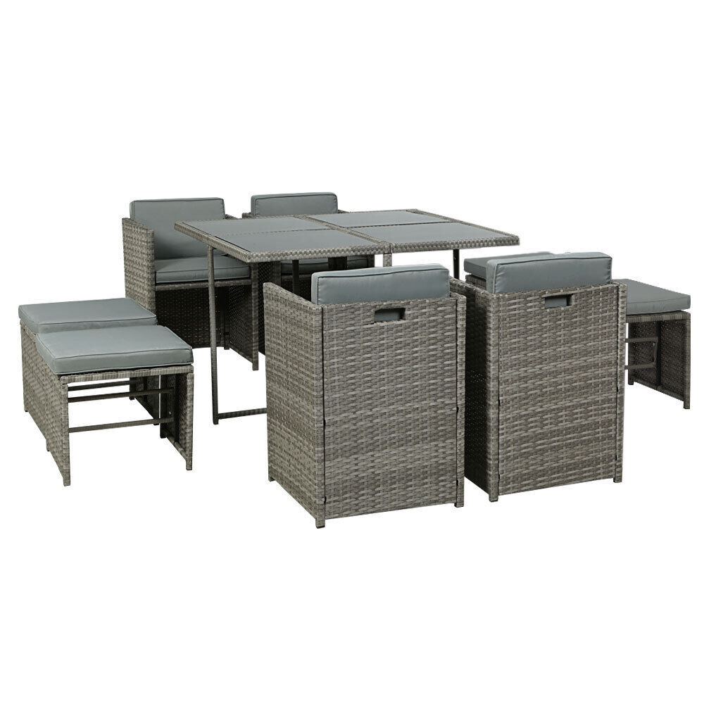 9 Piece Wicker Outdoor Dining Set Price