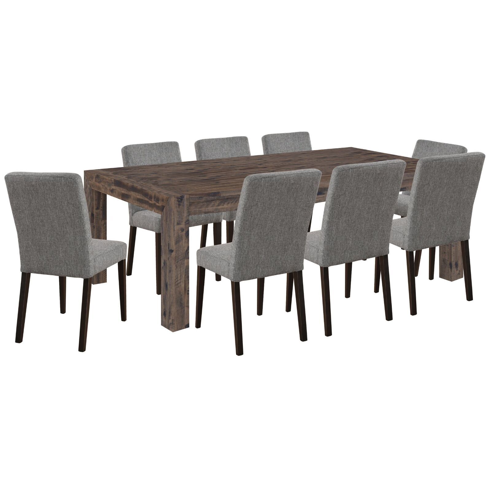 Dining Set Table with Solid Wood Fabric Chair Price