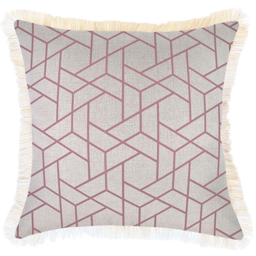 Cushion Cover-Coastal Fringe-Milan Rose Price