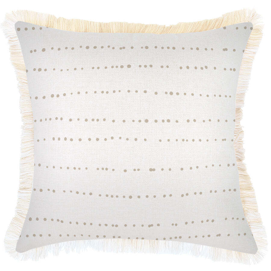 Cushion Cover-Coastal Fringe Natural-Journey Beige Price