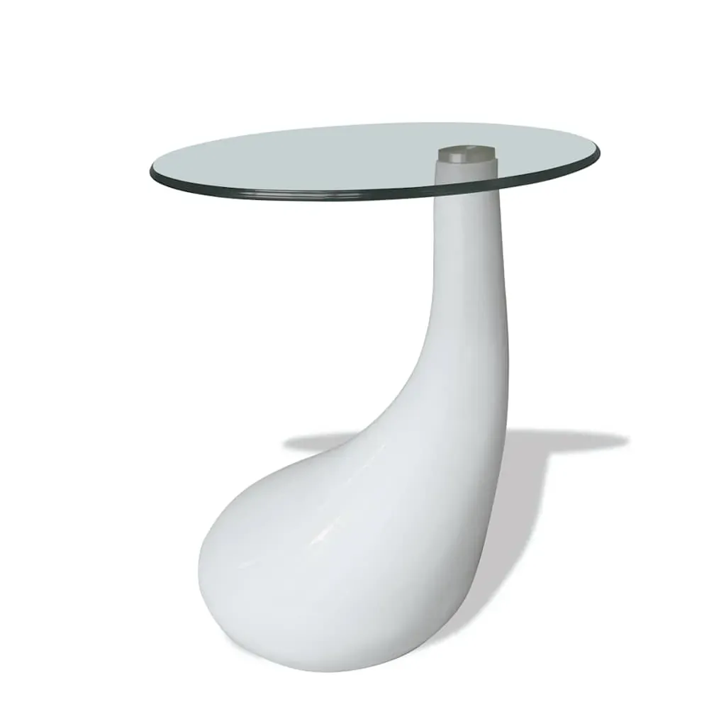 Coffee Table with Round Glass Top Price