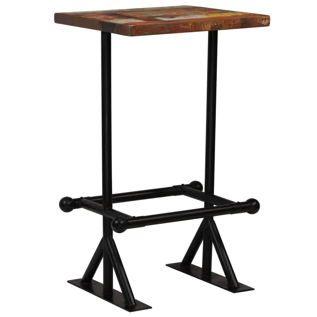 Bar Set Solid Reclaimed Wood Multicolour Price