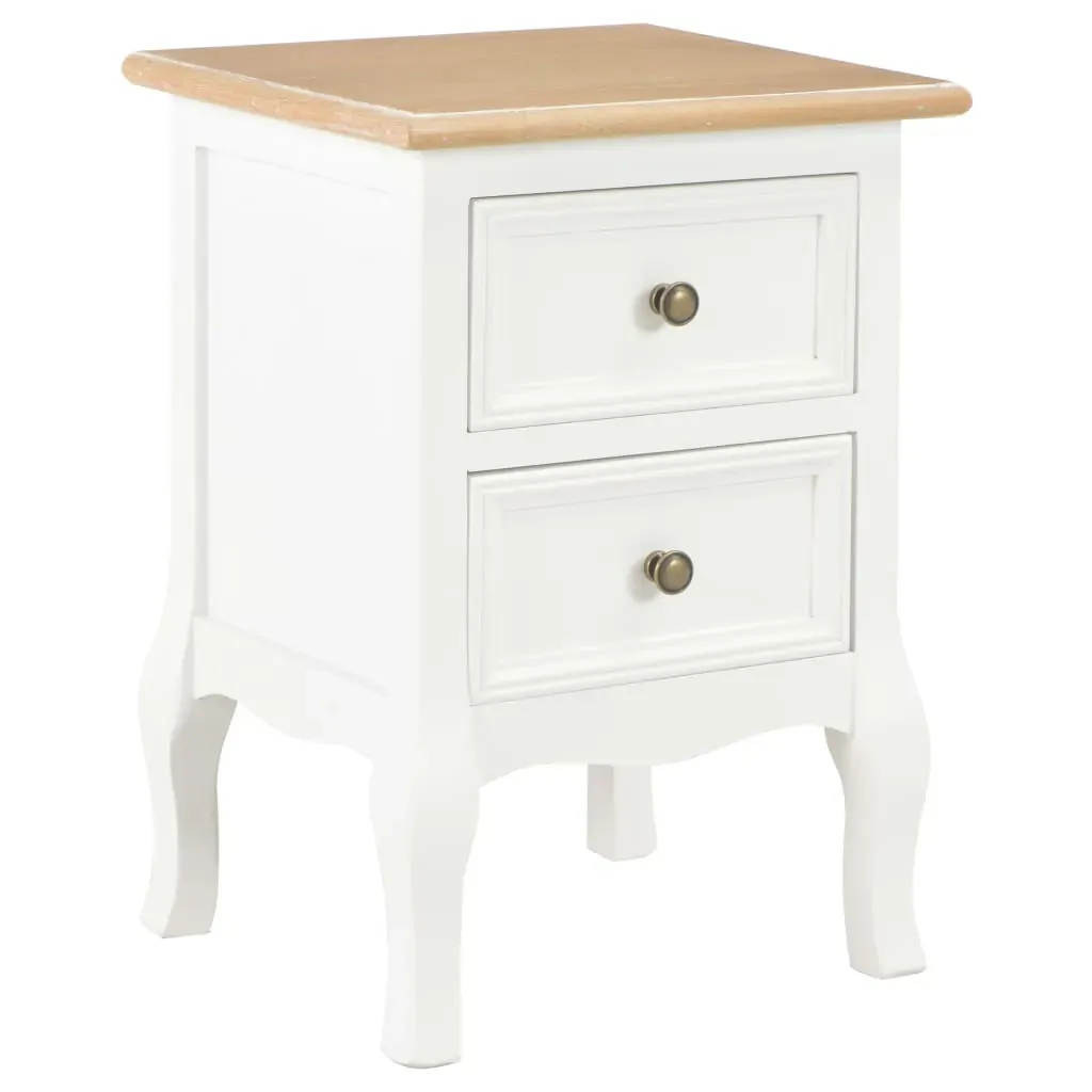 Dubuque Bedside Cabinet 2 pcs 35x30x49 cm MDF Price