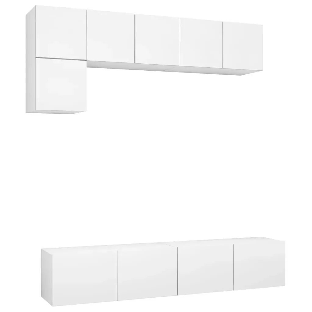 Ensley 5 Piece TV Cabinet Set Engineered Wood Price