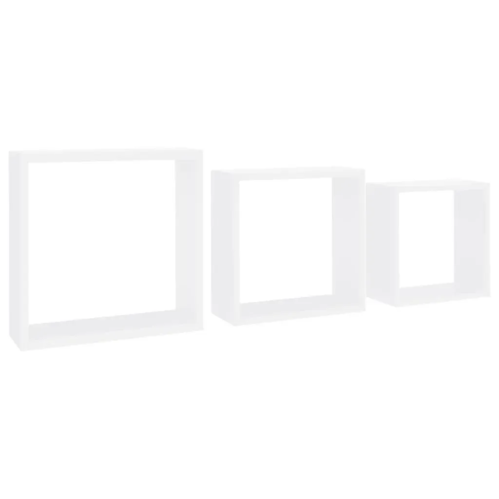 Wall Cube Shelves 3 pcs MDF Price