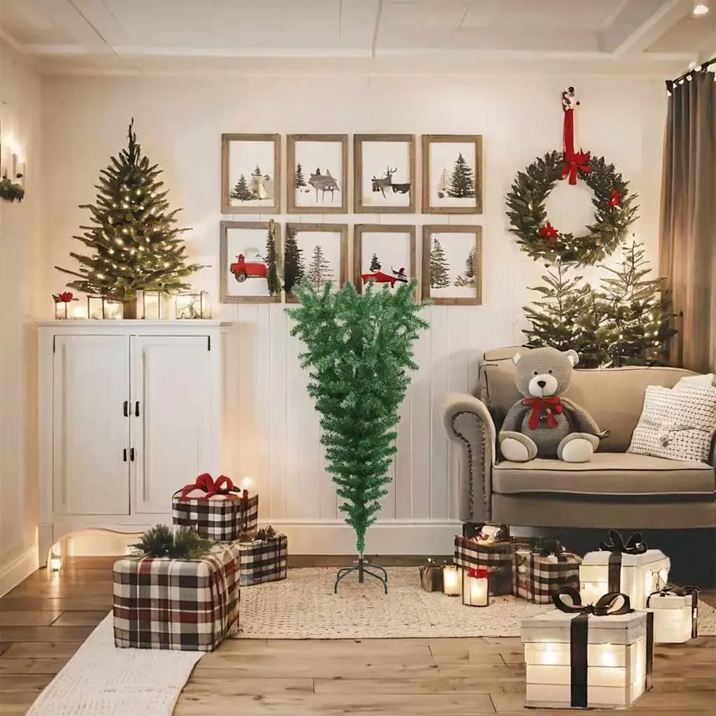Upside-down Artificial Christmas Tree with Stand Price