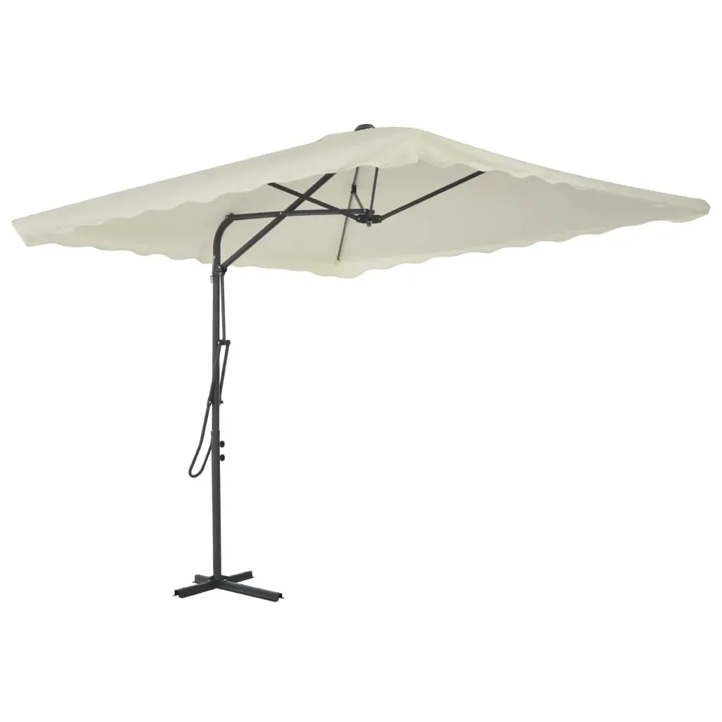 Outdoor Parasol with Steel Pole 250x250 cm Price