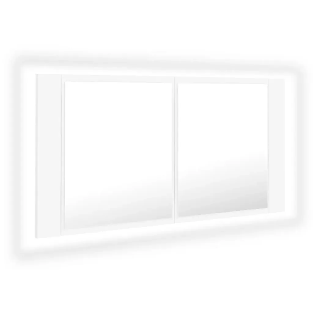 LED Bathroom Mirror Cabinet 90x12x45 cm Price