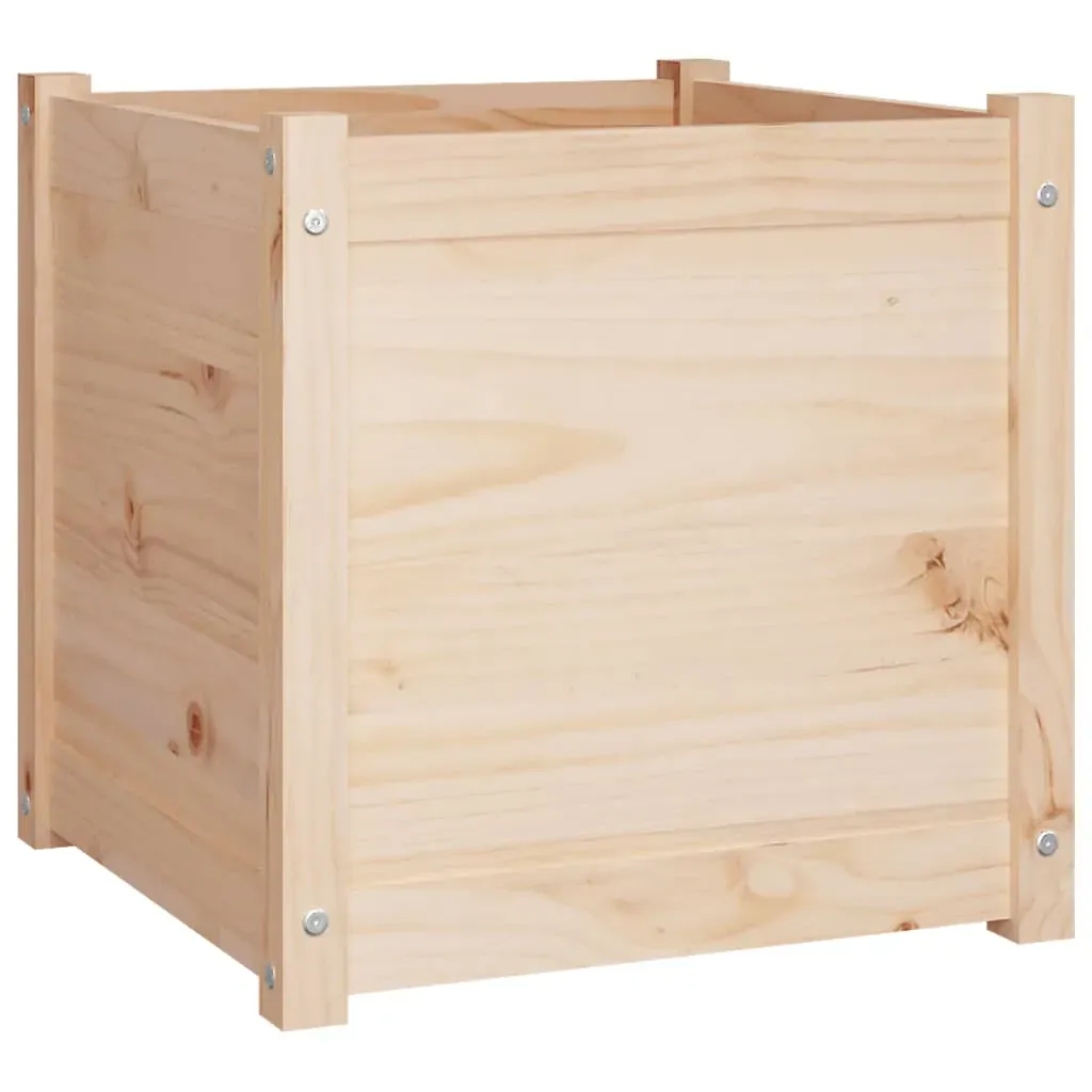 Garden Planter 50x50x50 cm Solid Pinewood Price