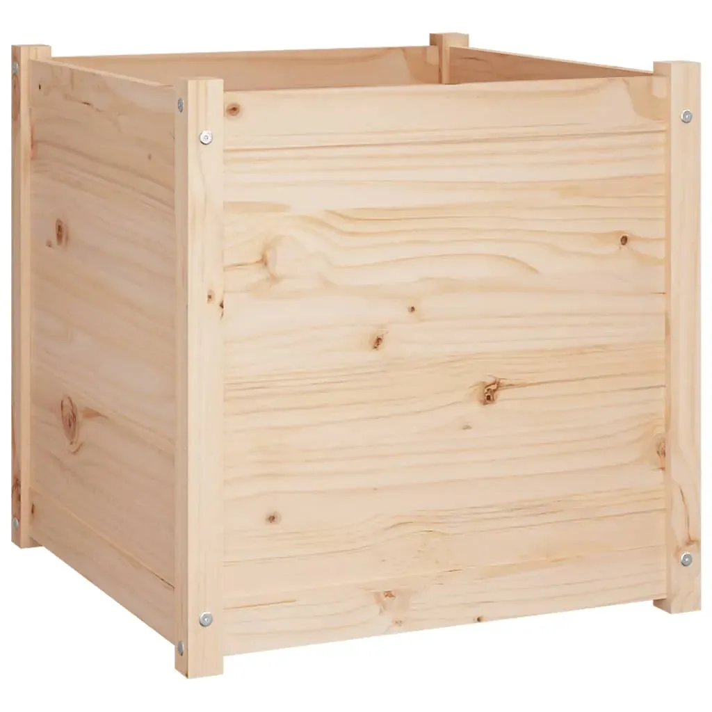 Garden Planter 60x60x60 cm Solid Pinewood Price