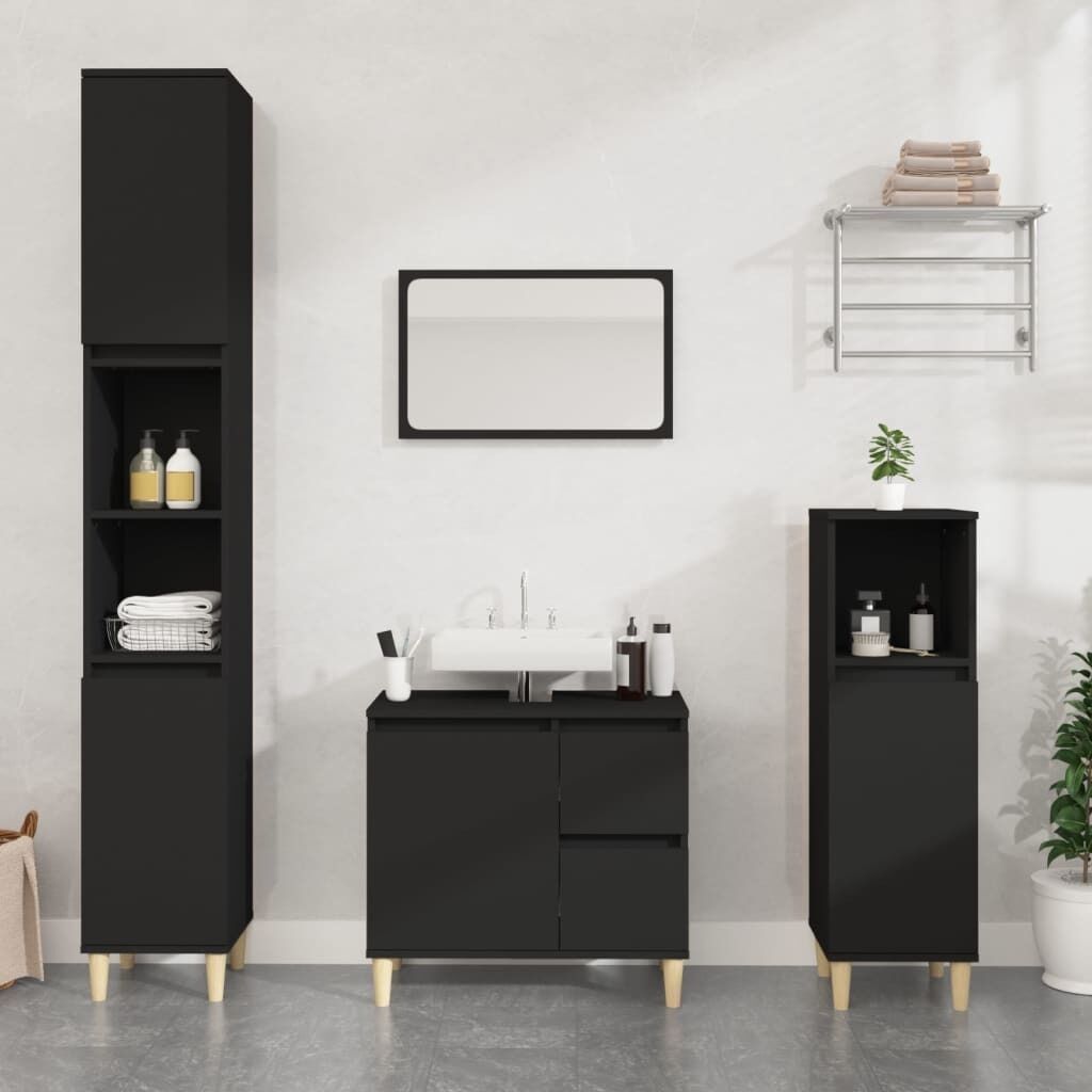 Bathroom Cabinet 30x30x190 cm Engineered Wood Price
