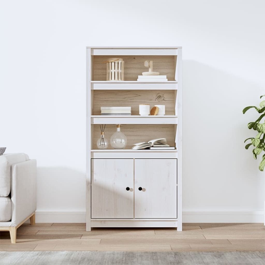 Highboard 80x35x154 cm Solid Pine Wood Price