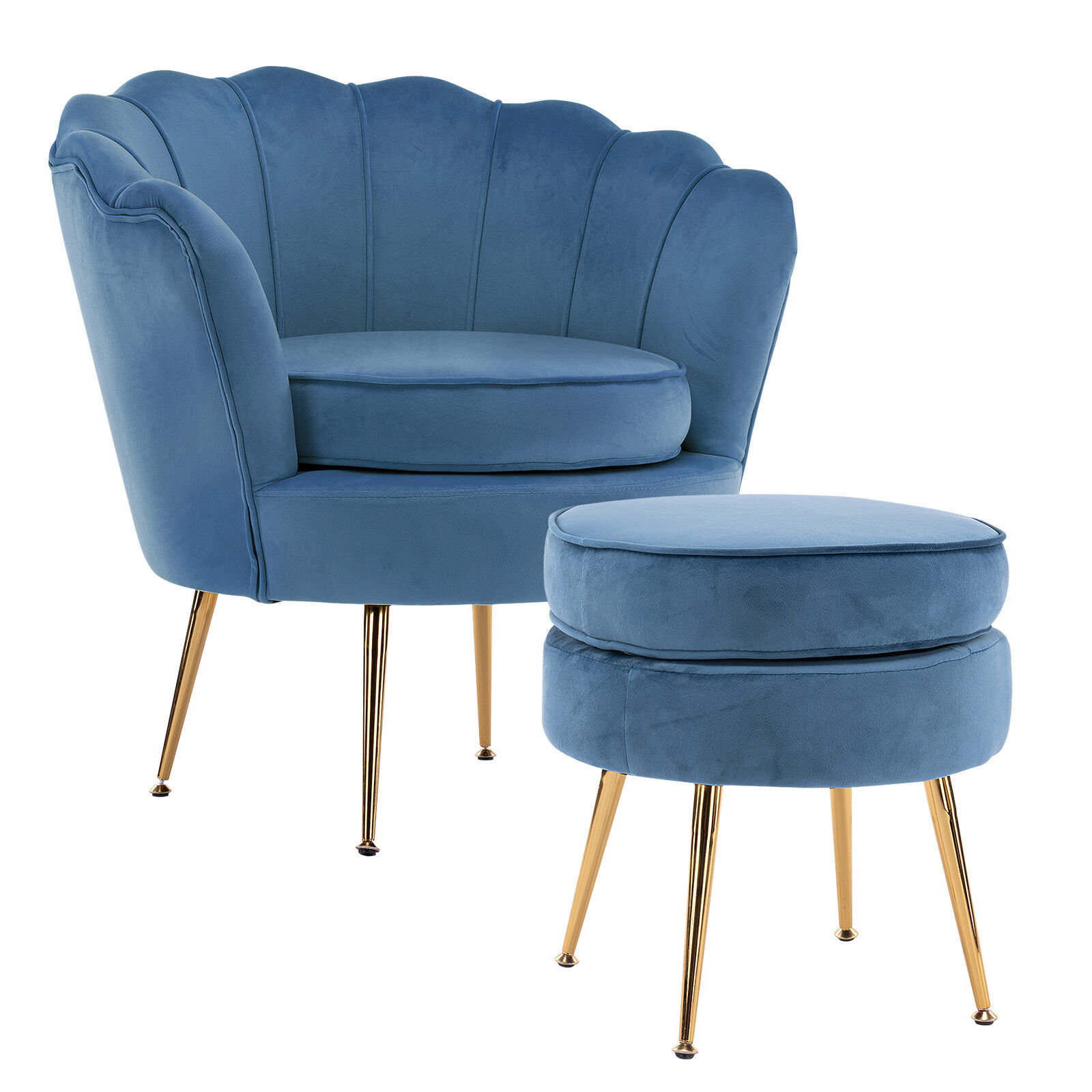 La Bella Shell Scallop Lounge Chair Accent Velvet Price