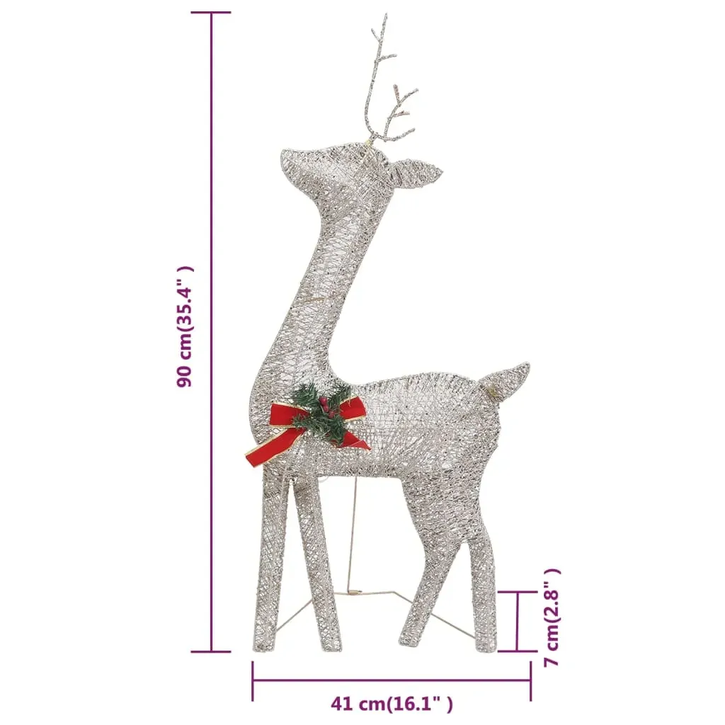 Christmas Reindeer Family 270x7x90 cm Mesh Price