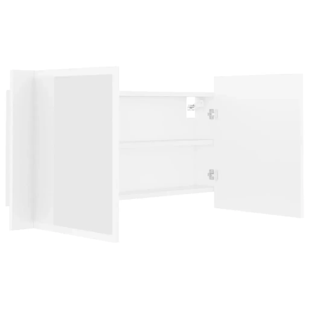 LED Bathroom Mirror Cabinet 90x12x45 cm Price