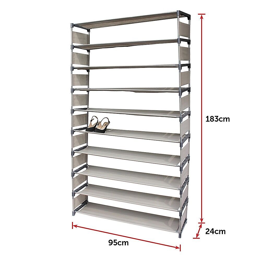 50 Pairs 10 Tiers Shoe Rack Price