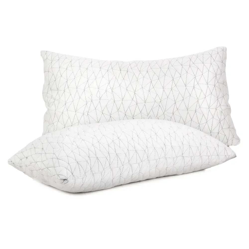 Bedding Set of 2 Rayon Memory Foam Pillow Price