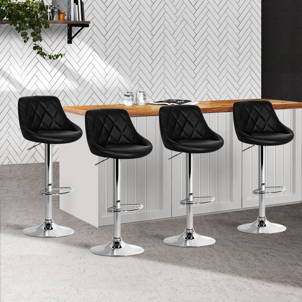 Bar Stools PU Leather Diamond Style Price