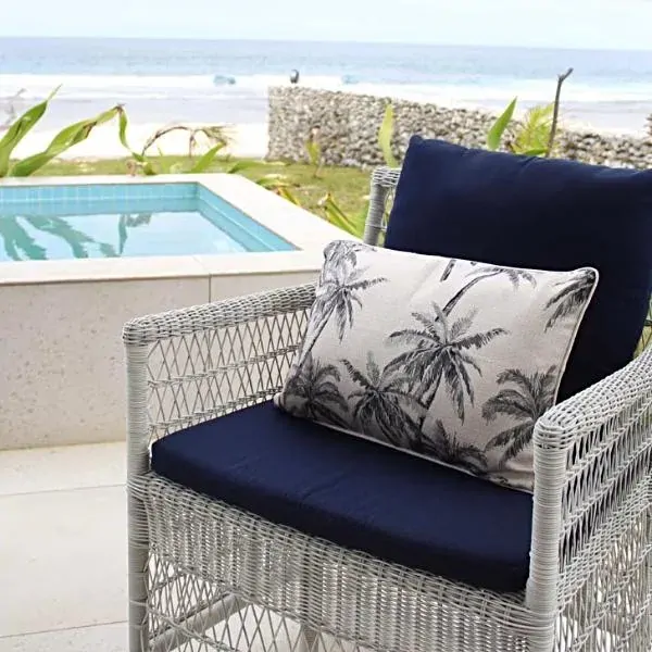 Cushion Cover-With Natural Piping-Castaway Price