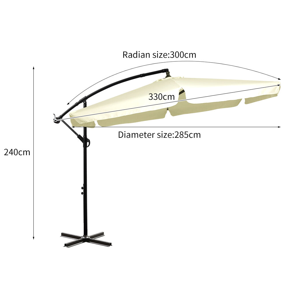 3M Patio Outdoor Umbrella Cantilever Price