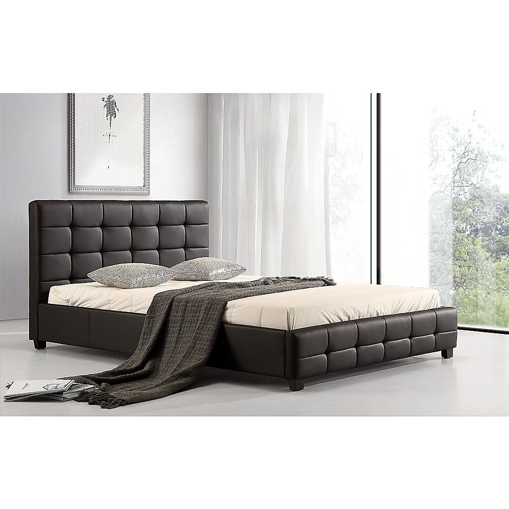 Arrow PU Leather Deluxe Bed Frame Price