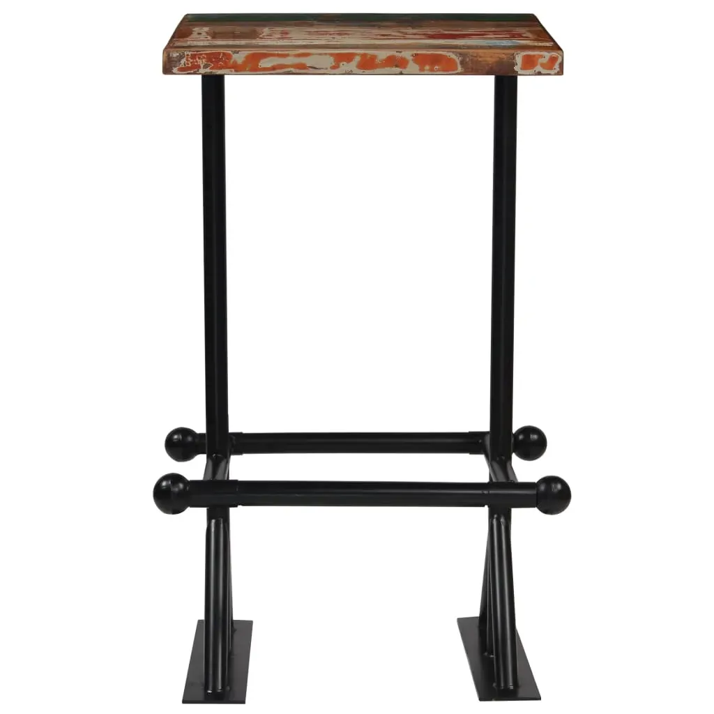 Bar Set Solid Reclaimed Wood Multicolour Price