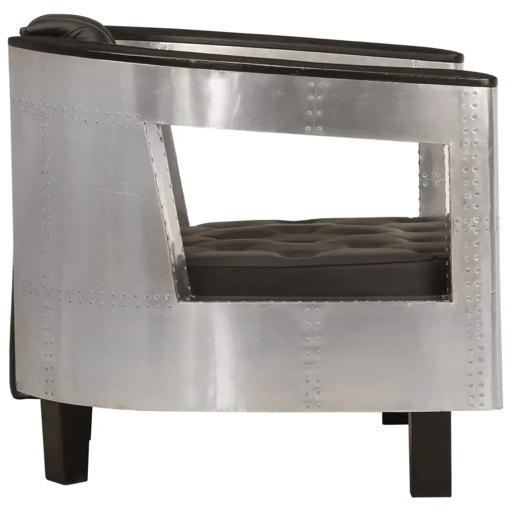 Aviator Armchair Real Leather Price