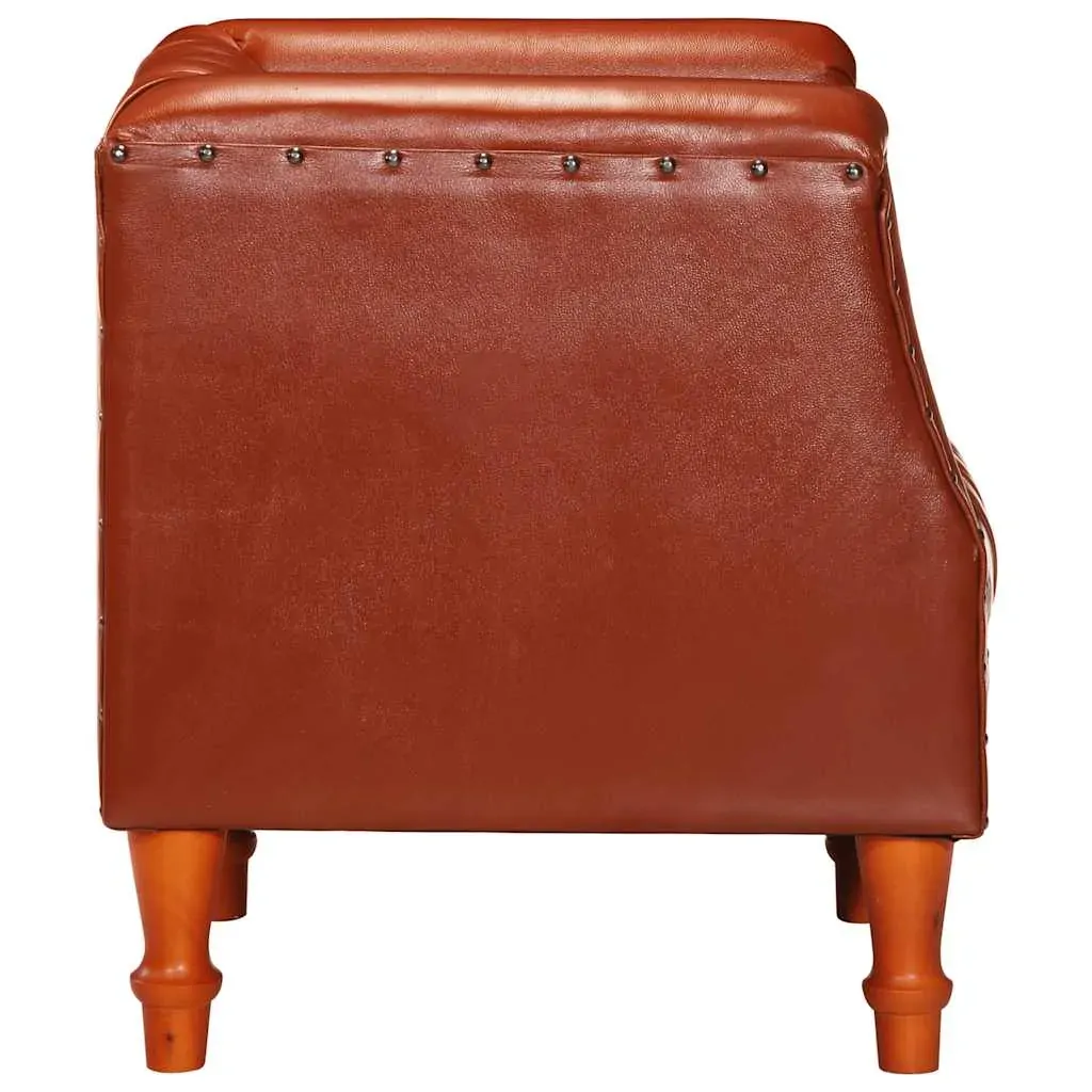 Tub Chair Real Goat Leather Price
