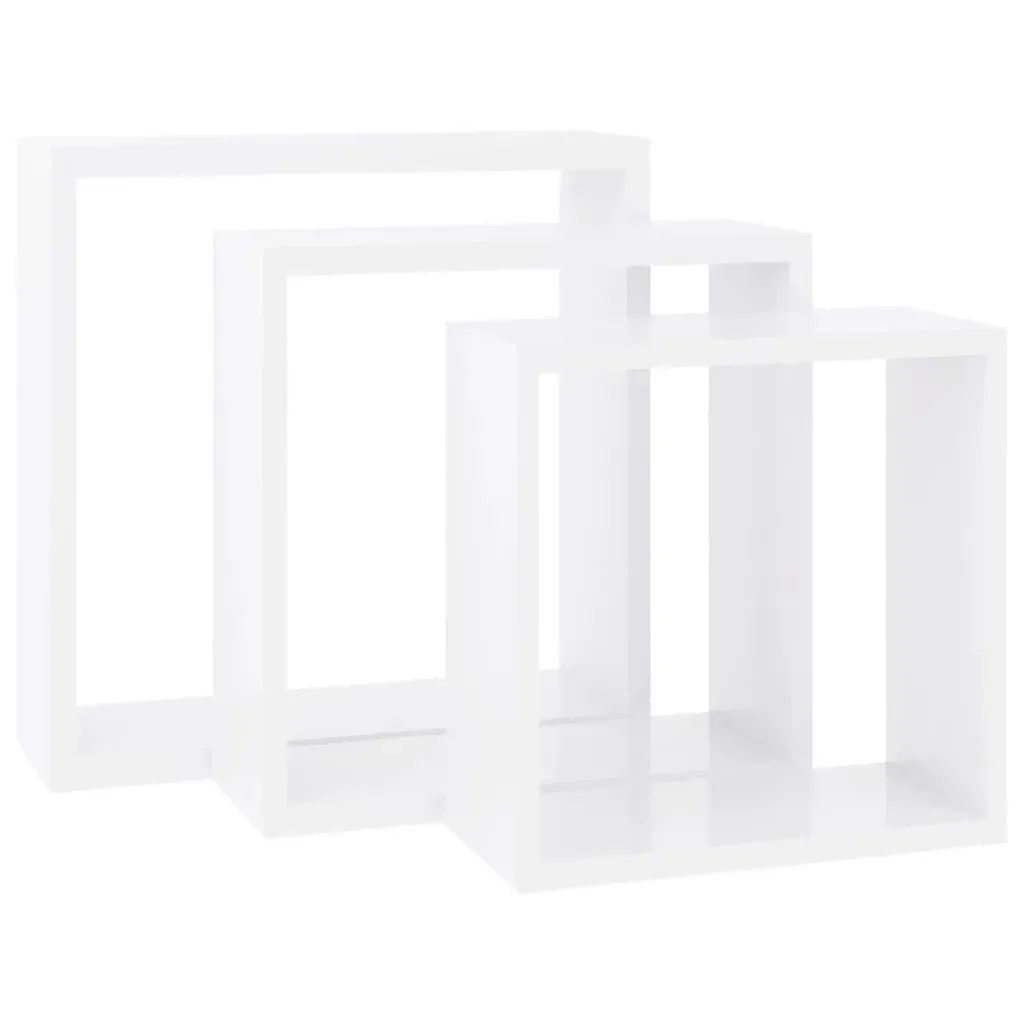 Wall Cube Shelves 3 pcs MDF Price