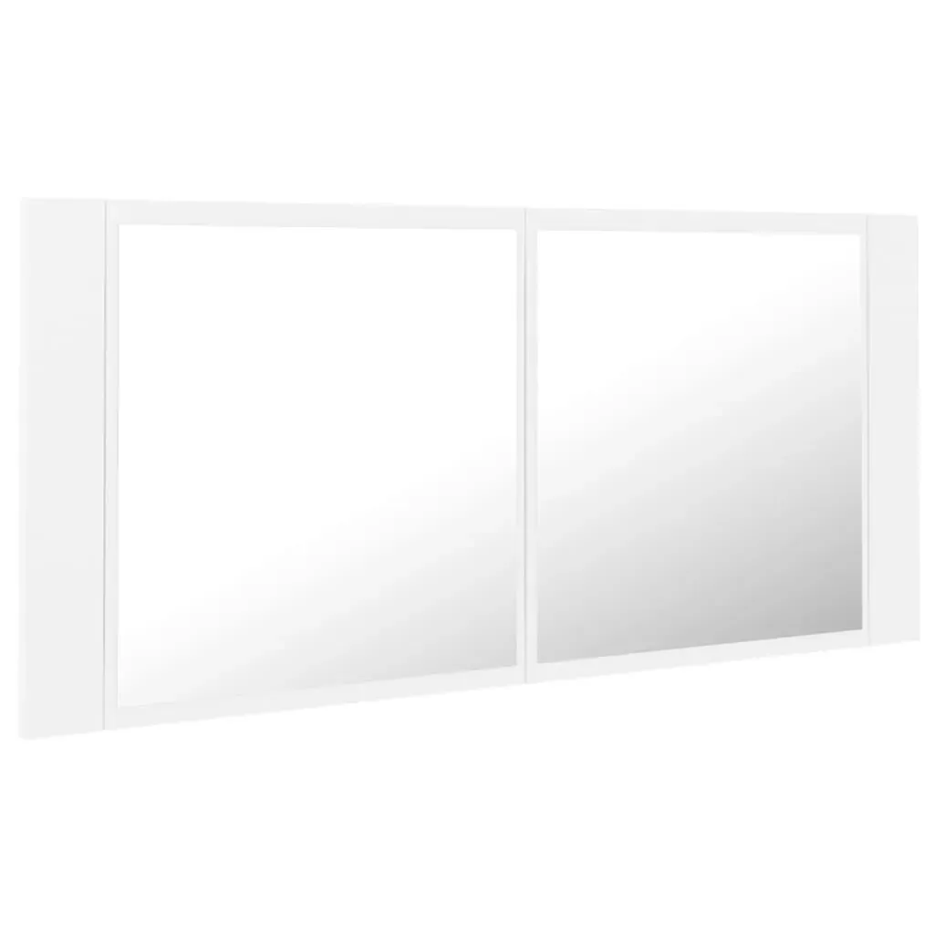 LED Bathroom Mirror Cabinet 100x12x45 cm Price