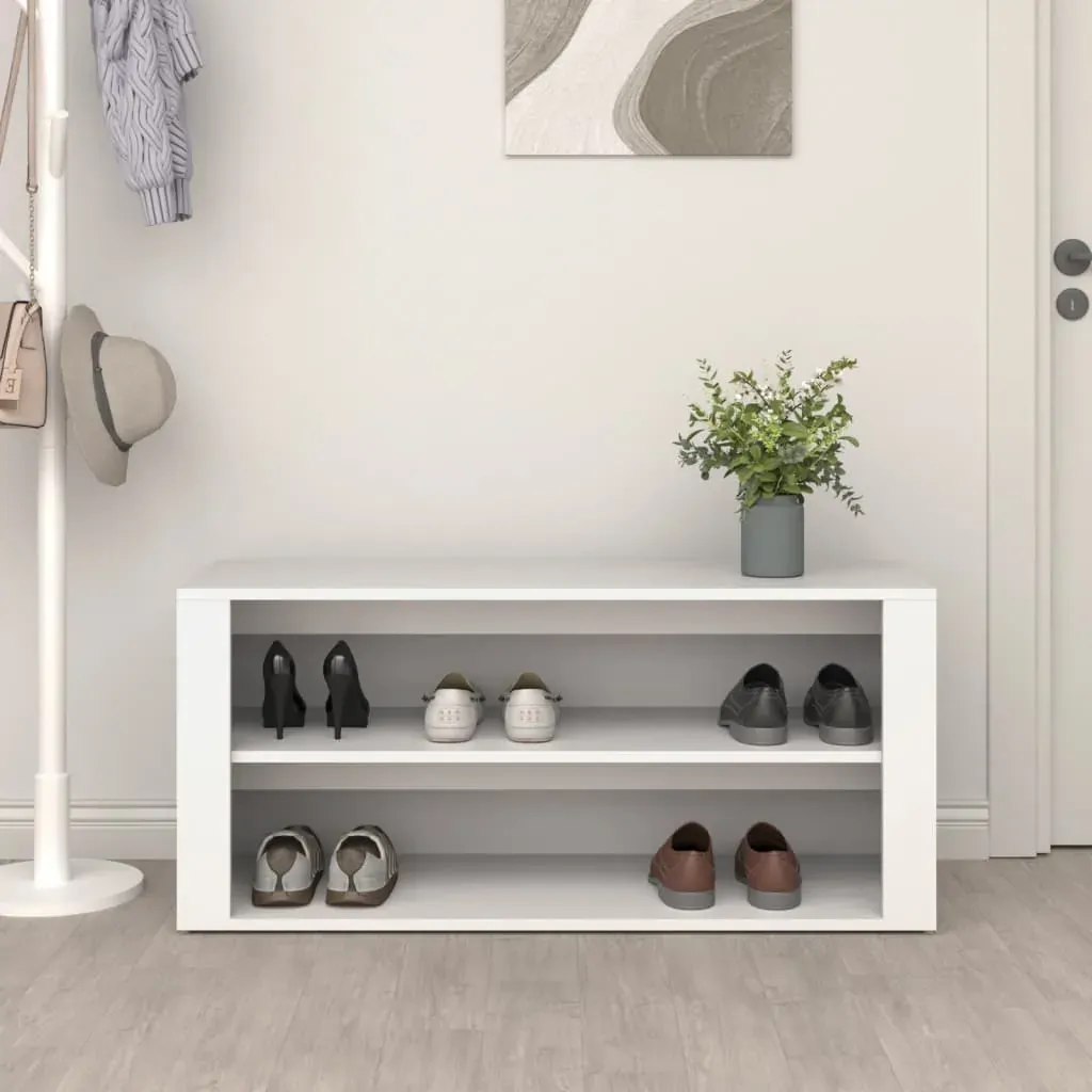 Shoe Rack 100x35x45 cm Engineered Wood Price