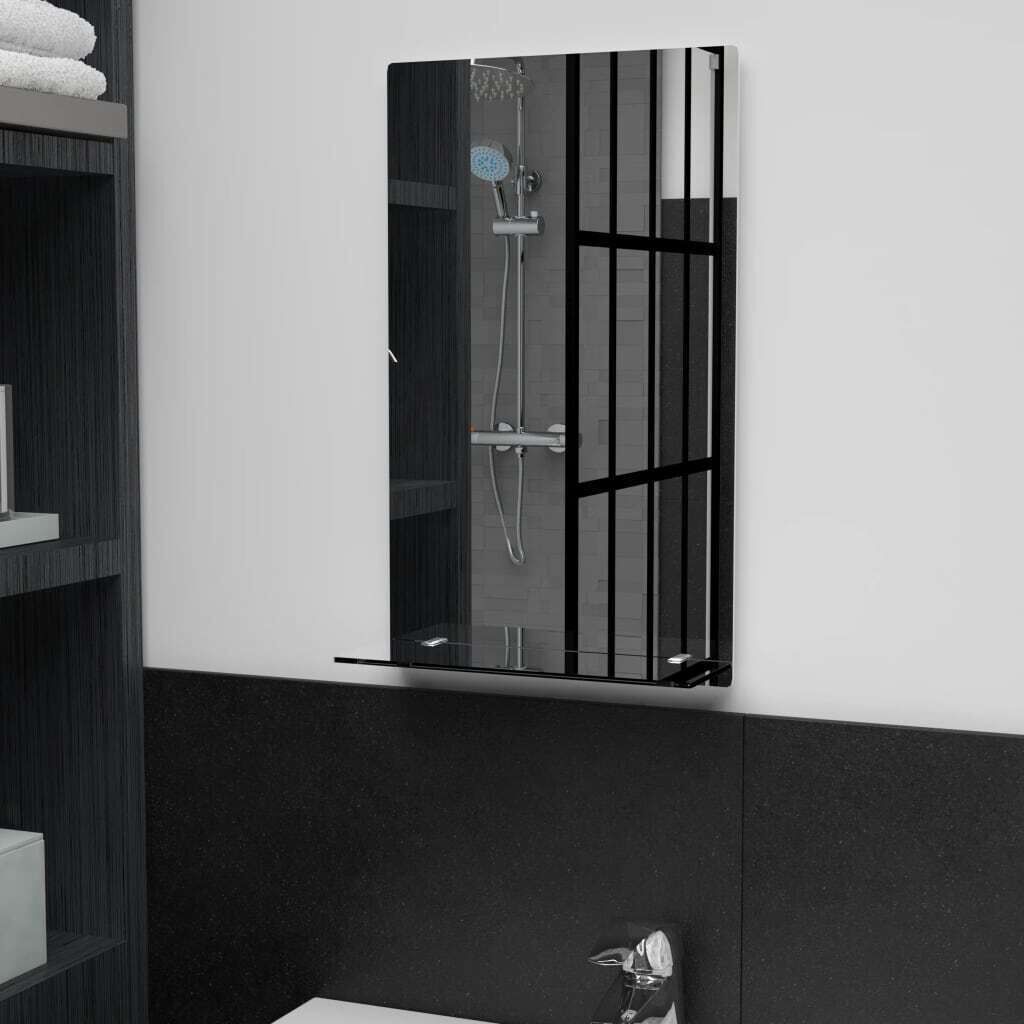 Wall Mirror with Shelf Tempered Glass Price
