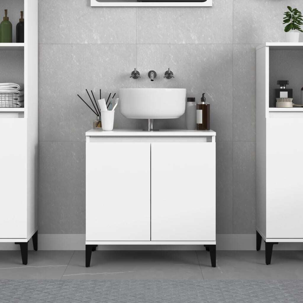 Sink Cabinet 58x33x60 cm Engineered Wood Price