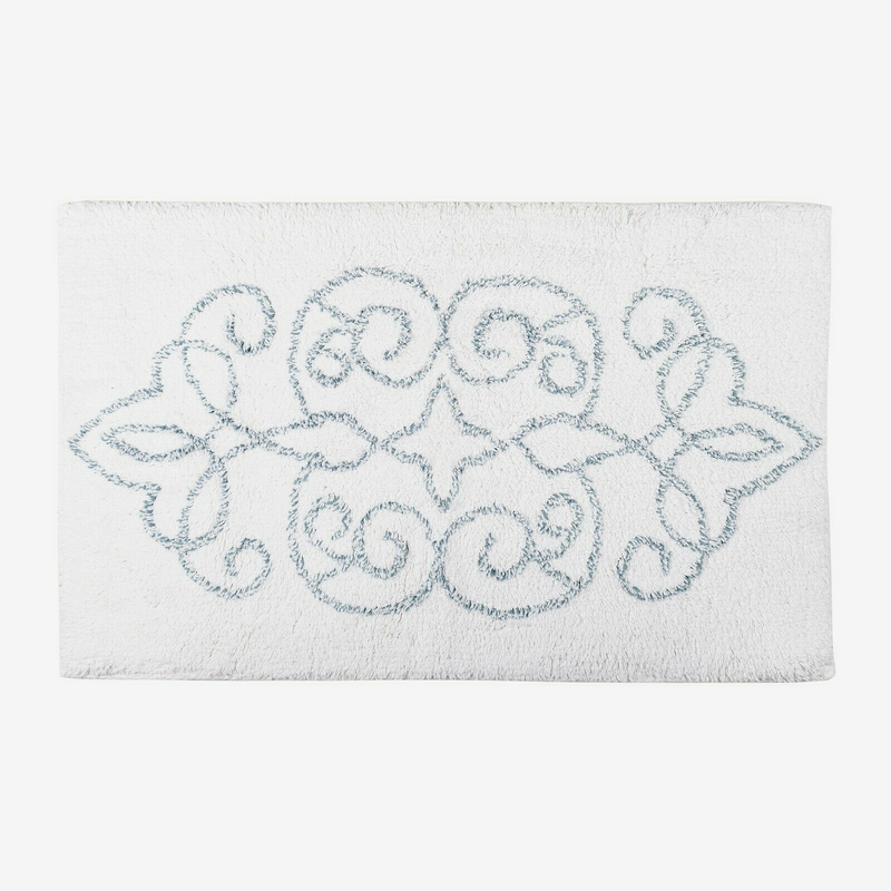 Cotton Medallion Tufted Non Slip Jacquard Bath mat Price
