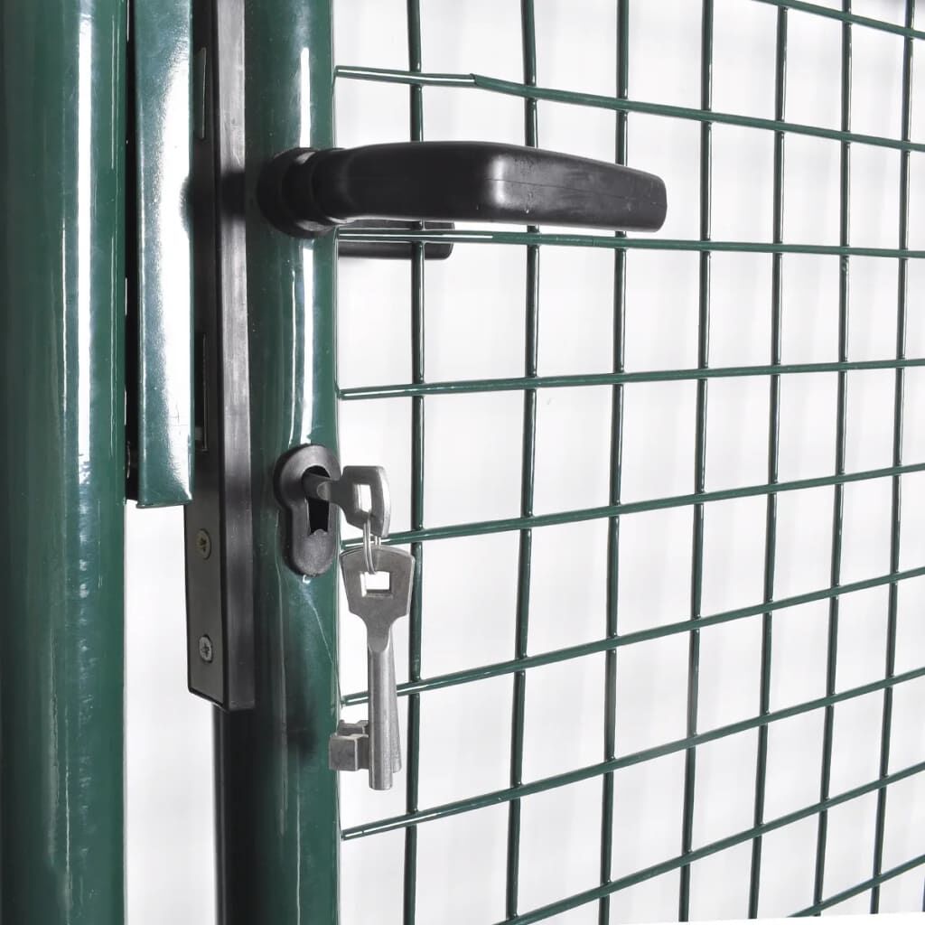 Single Door Fence Gate Powder-Coated Steel Price