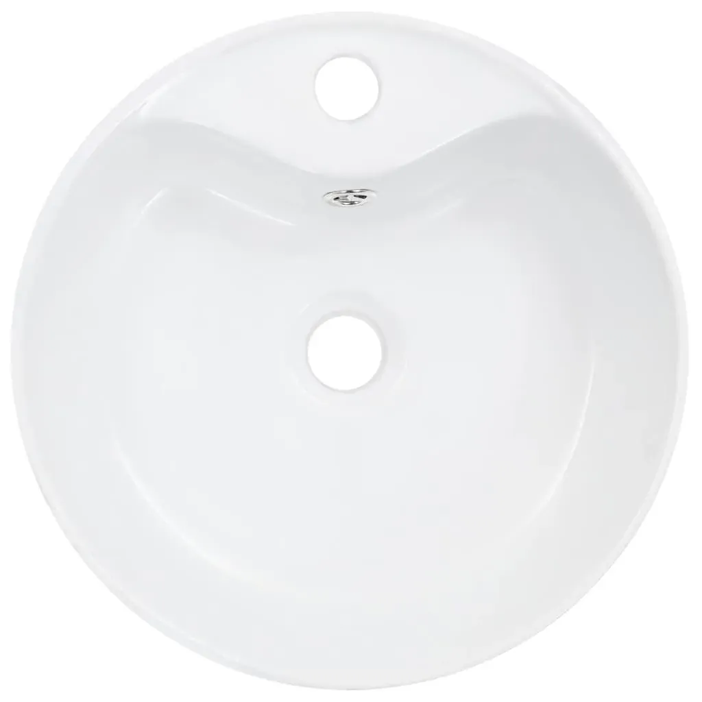 Wash Basin with Overflow 36x13 cm Ceramic White Price