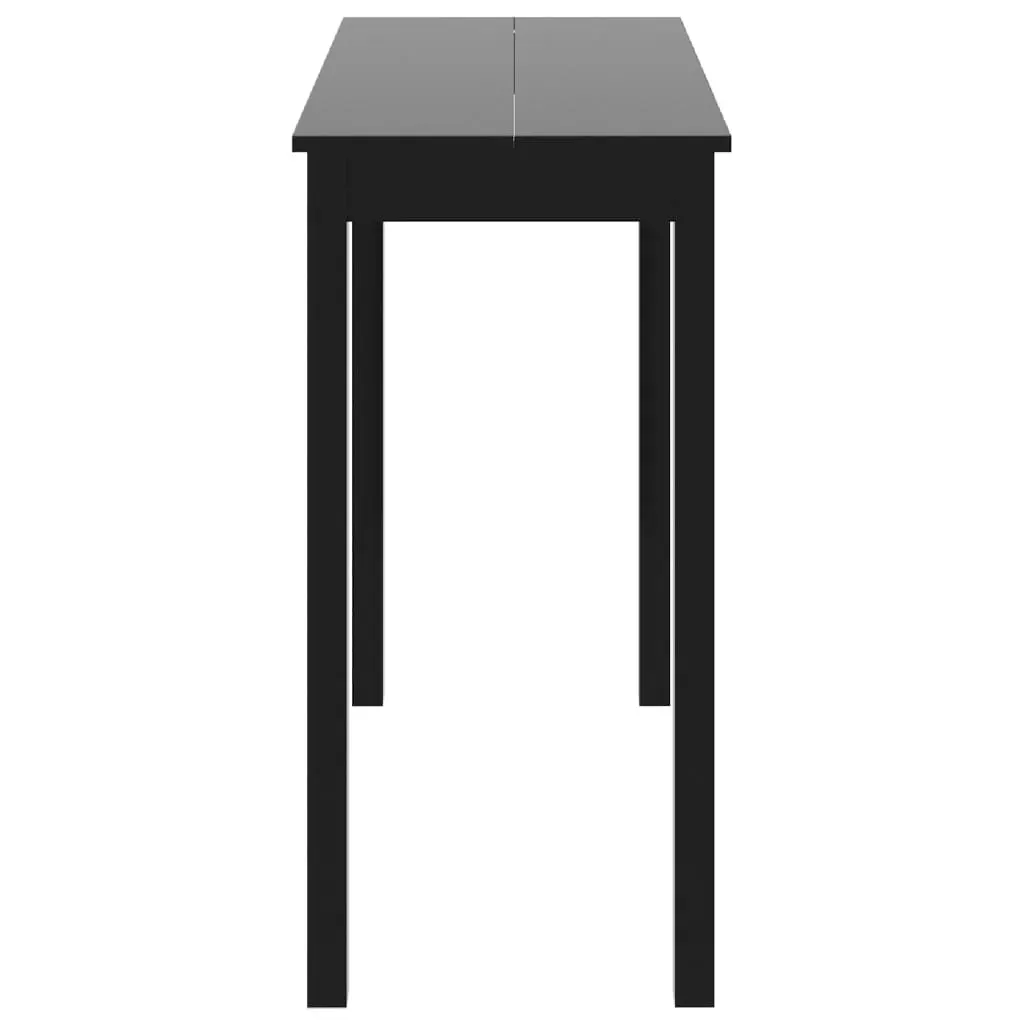Bar Table MDF Black 115x55x107 cm Price