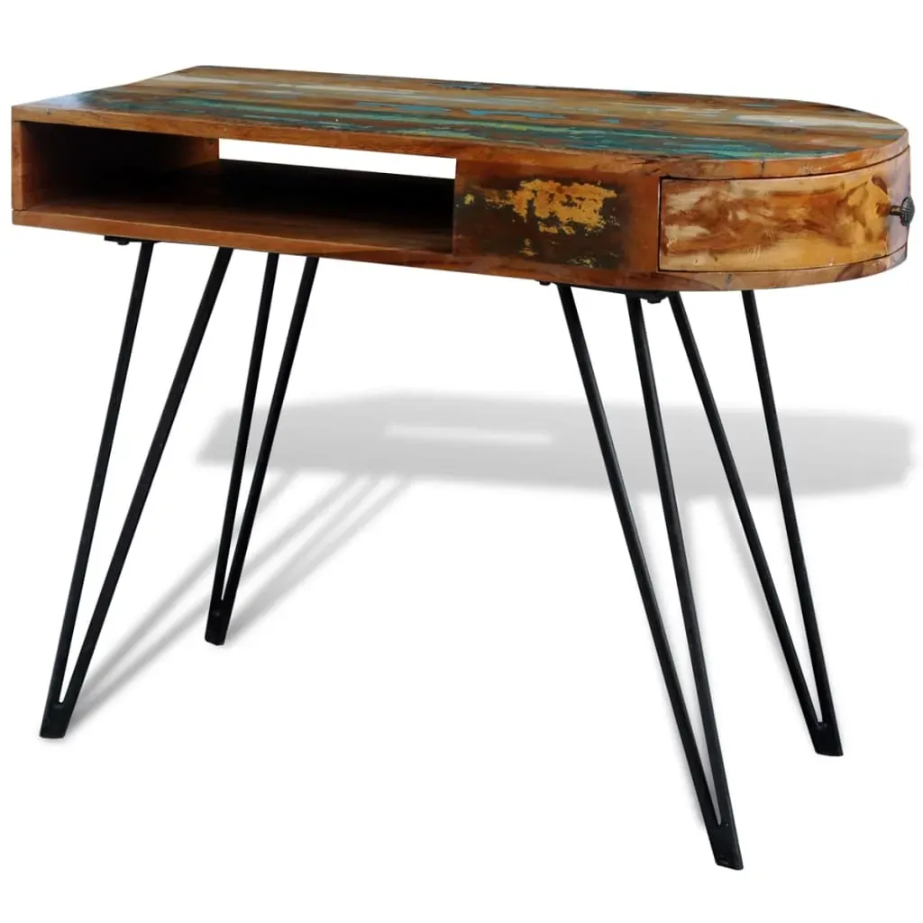 Desk Reclaimed Solid Wood with Iron Legs Price