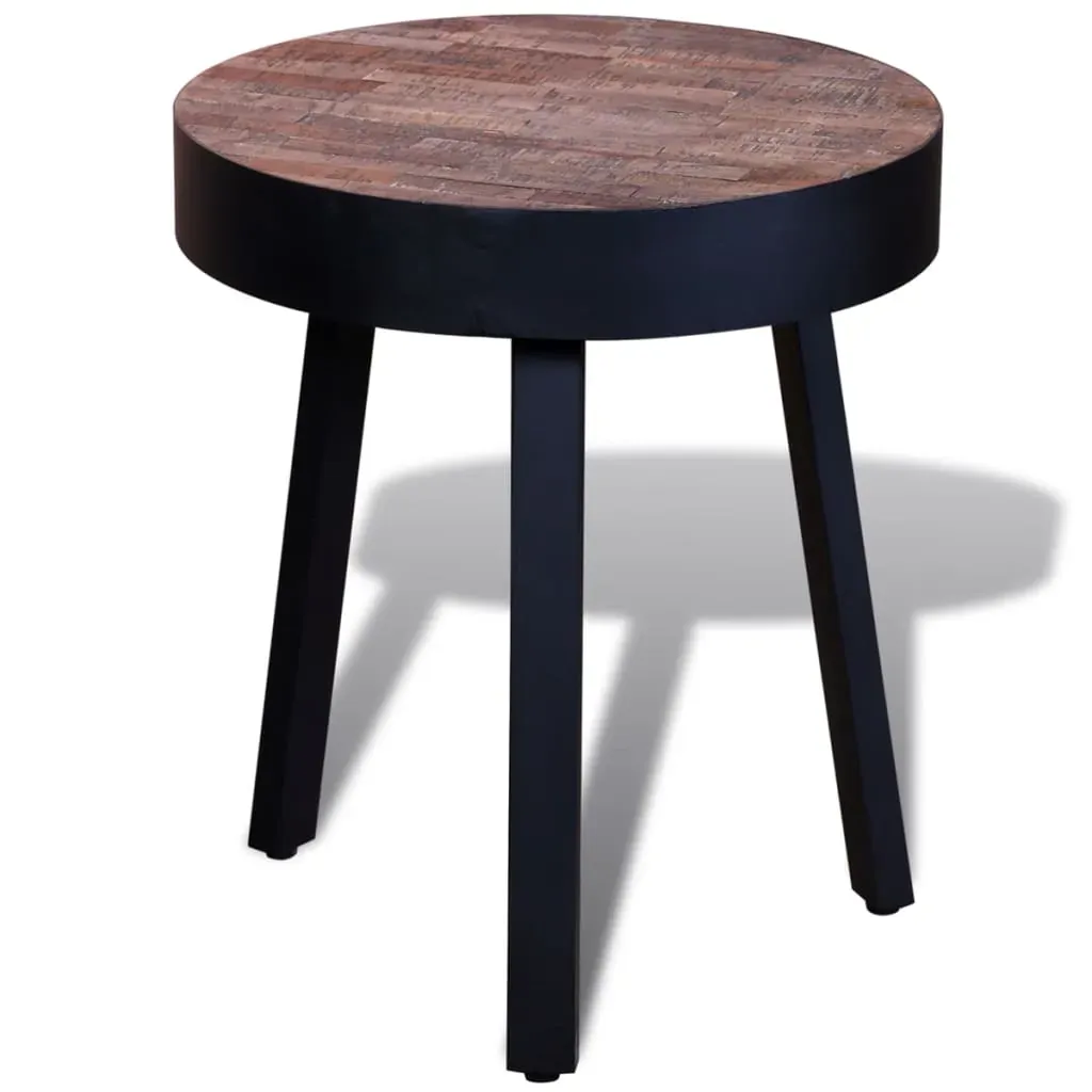 End Table Round Reclaimed Teak Wood Price