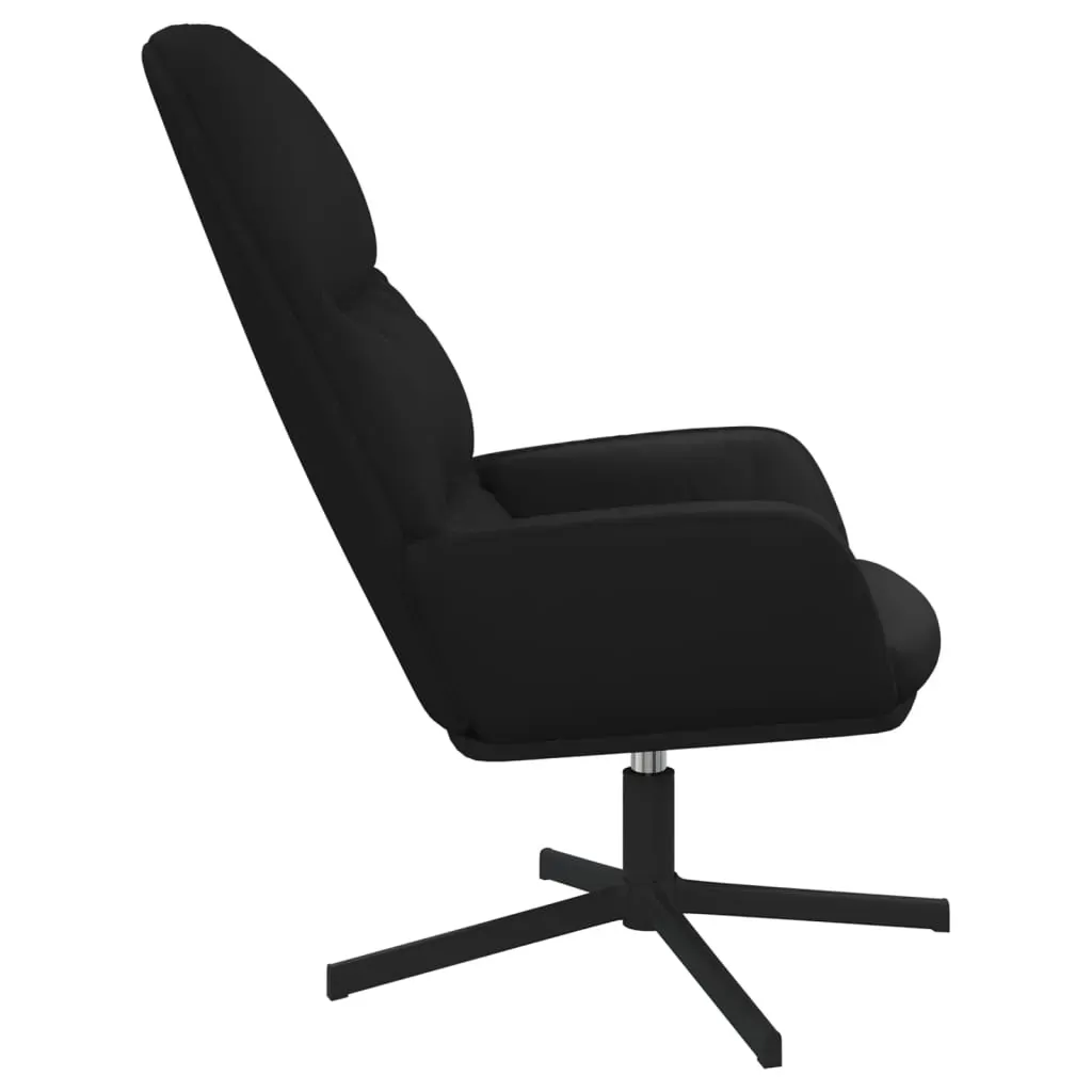Relaxing Chair Black Faux Leather Price