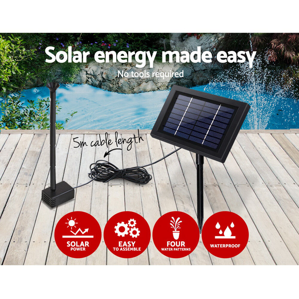 Gardeon Solar Pond Pump Submersible Water Fountain Kit 4FT Price