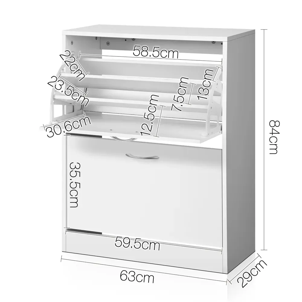 Door Shoe Cabinet - White Price