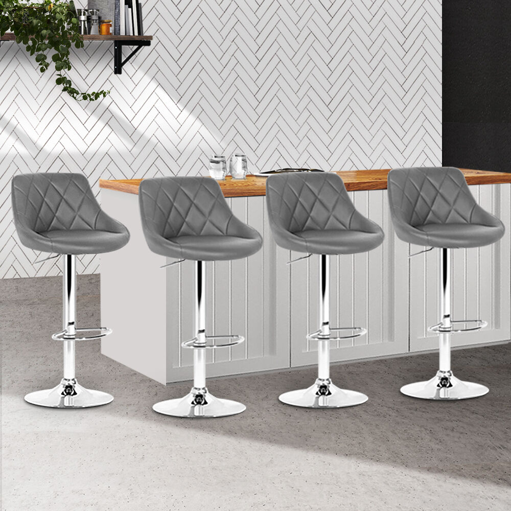 Bar Stools PU Leather Diamond Style Price