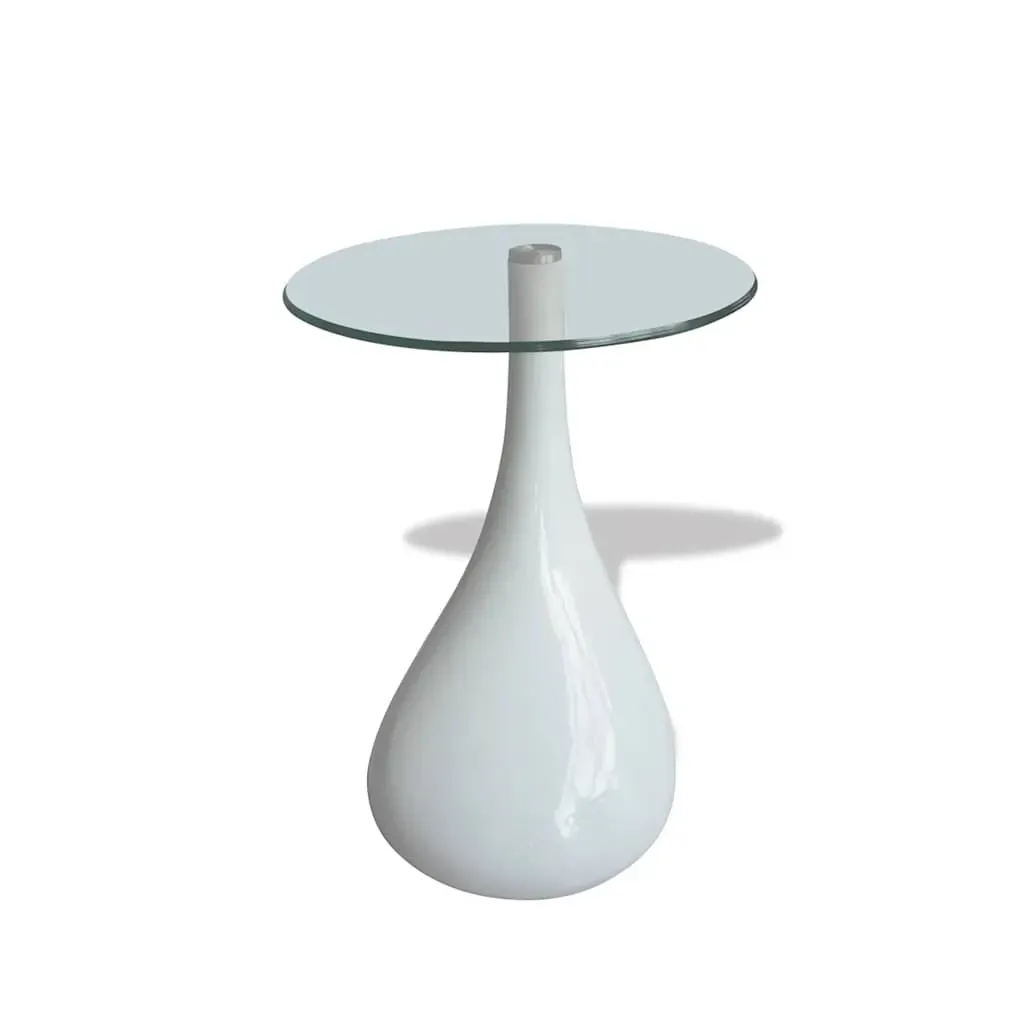 Coffee Table with Round Glass Top Price