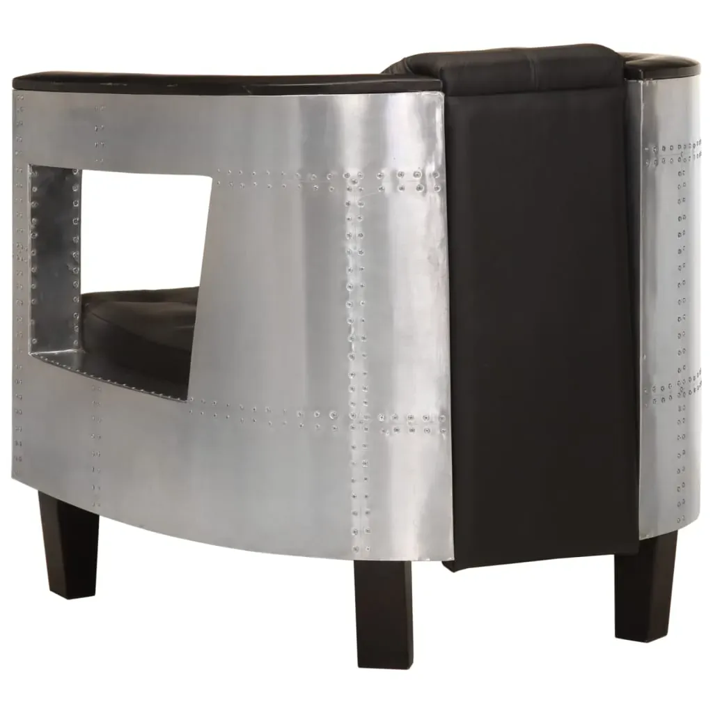 Aviator Armchair Real Leather Price
