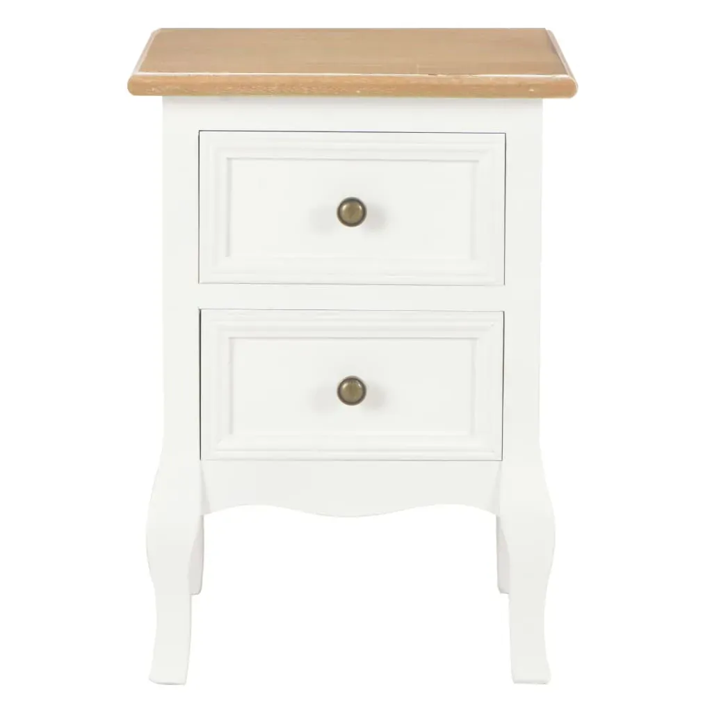 Dubuque Bedside Cabinet 2 pcs 35x30x49 cm MDF Price