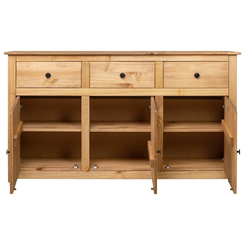 Sideboard 135x40x80 cm Solid Pinewood Panama Range Price